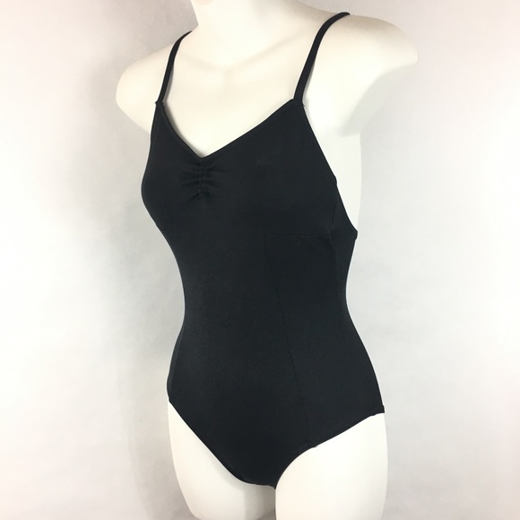 Capezio Harmonie camisole leotard black SM 4-6 - Picture 1 of 8